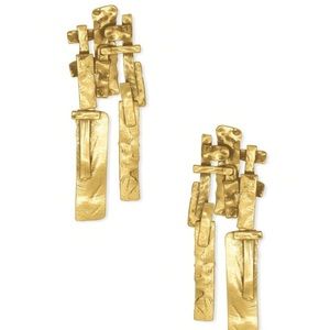 Kendra Scott Holland Statement Earrings Gold